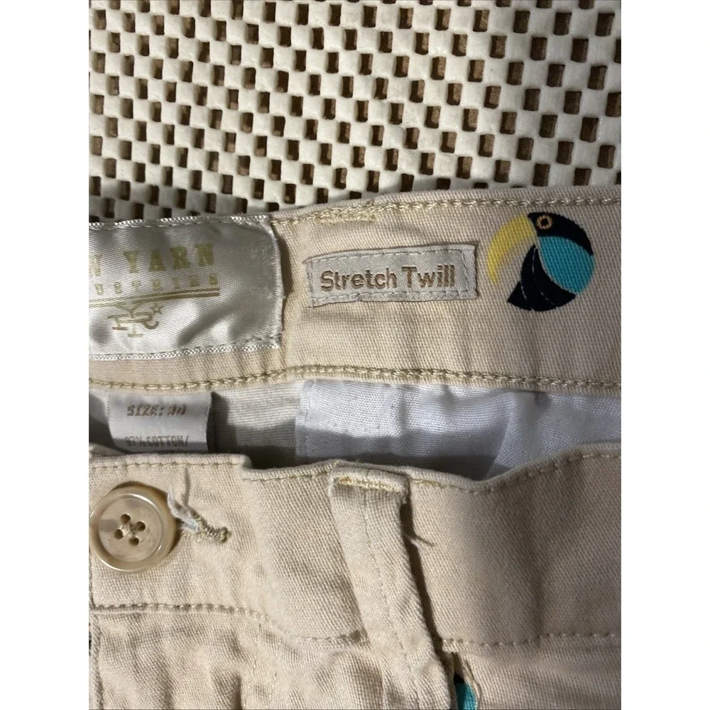 MENS RAW YARN INDUSTRIES TOUCAN WHITE SHORTS SIZE 30